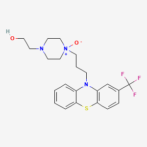 molecular formula C22H26F3N3O2S B1247347 Fluphenazine-N(4')-oxide CAS No. 76005-59-9