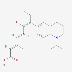 (2E,4E,6E)-3-Methyl-6-fluoro-7-[(1-isopropyl-1,2,3,4-tetrahydroquinoline)-6-yl]-2,4,6-nonatrienoic acid