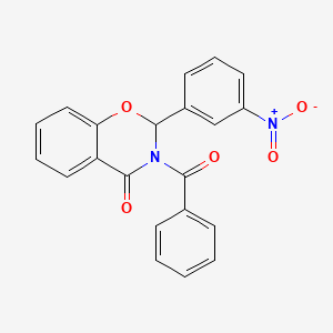 3-benzoyl-2-(3-nitrophenyl)-2H-1,3-benzoxazin-4-one