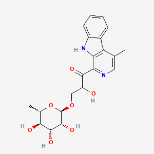 molecular formula C21H24N2O7 B1247353 氧丙氨酸 B 