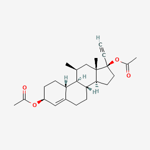 molecular formula C25H34O4 B1247358 Methynodiol diacetate CAS No. 23163-51-1