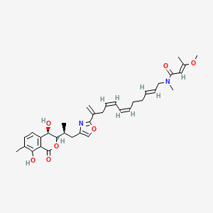 molecular formula C34H42N2O7 B1247360 Ajudazol A 