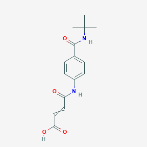 4-[4-(Tert-butylcarbamoyl)anilino]-4-oxobut-2-enoic acid