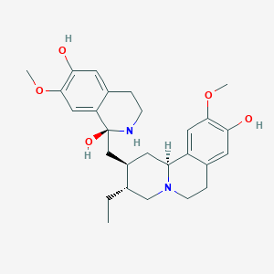 molecular formula C27H36N2O5 B1247364 Klugine 