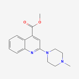 Methyl 2-(4-methylpiperazin-1-yl)quinoline-4-carboxylate