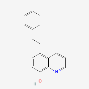 molecular formula C17H15NO B1247366 5-(2-Phenylethyl)-8-quinolinol 