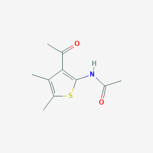 N-(3-acetyl-4,5-dimethylthiophen-2-yl)acetamide