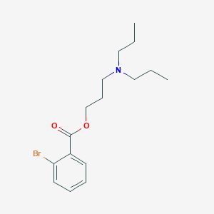 molecular formula C16H24BrNO2 B12473710 3-(Dipropylamino)propyl 2-bromobenzoate 