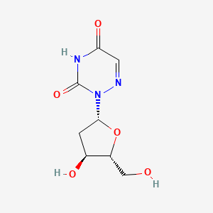 molecular formula C8H11N3O5 B1247385 6-Aza-2'-deoxyuridine 