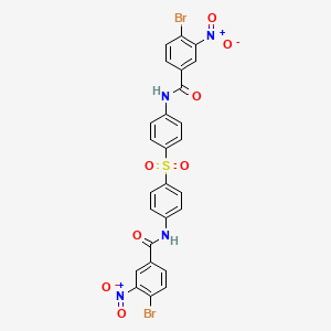 N,N'-(sulfonyldibenzene-4,1-diyl)bis(4-bromo-3-nitrobenzamide)