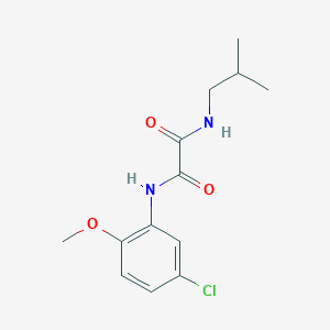 molecular formula C13H17ClN2O3 B12473878 N-(5-chloro-2-methoxyphenyl)-N'-(2-methylpropyl)ethanediamide 