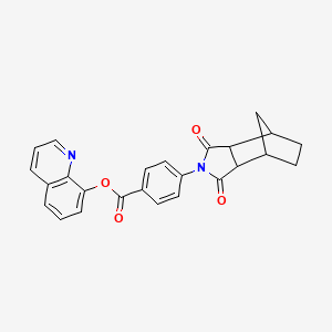 quinolin-8-yl 4-(1,3-dioxooctahydro-2H-4,7-methanoisoindol-2-yl)benzoate