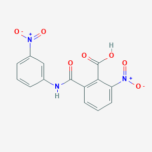 2-Nitro-6-[(3-nitrophenyl)carbamoyl]benzoic acid