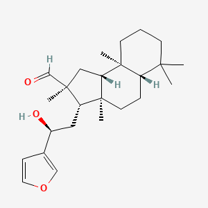 molecular formula C25H38O3 B1247399 Hyrtiosal 