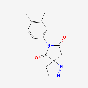 7-(3,4-Dimethylphenyl)-1,2,7-triazaspiro[4.4]non-1-ene-6,8-dione