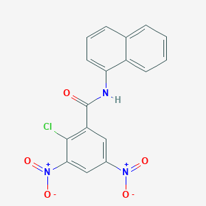 2-chloro-N-(naphthalen-1-yl)-3,5-dinitrobenzamide