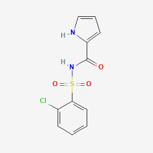 2-Chloro-N-(1H-pyrrole-2-carbonyl)-benzenesulfonamide