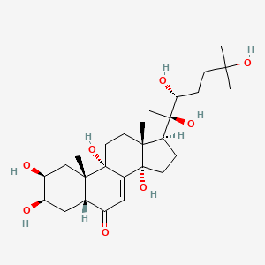molecular formula C27H44O8 B1247408 9alpha,20-Dihydroxyecdysone 