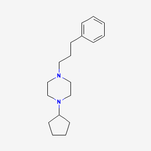 1-Cyclopentyl-4-(3-phenylpropyl)piperazine