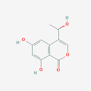 molecular formula C11H10O5 B1247420 Sescandelin 