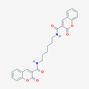 N,N'-hexane-1,6-diylbis(2-oxo-2H-chromene-3-carboxamide)