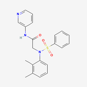 N~2~-(2,3-dimethylphenyl)-N~2~-(phenylsulfonyl)-N-pyridin-3-ylglycinamide