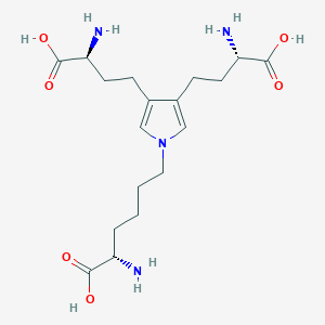 molecular formula C18H30N4O6 B1247422 Deoxypyrrololine 