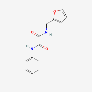 N-(furan-2-ylmethyl)-N'-(4-methylphenyl)ethanediamide