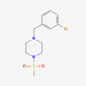 1-(3-Bromobenzyl)-4-(methylsulfonyl)piperazine