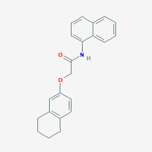 N-(naphthalen-1-yl)-2-(5,6,7,8-tetrahydronaphthalen-2-yloxy)acetamide