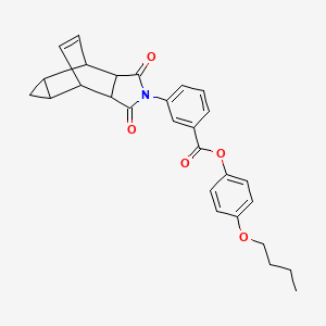 4-butoxyphenyl 3-(1,3-dioxooctahydro-4,6-ethenocyclopropa[f]isoindol-2(1H)-yl)benzoate