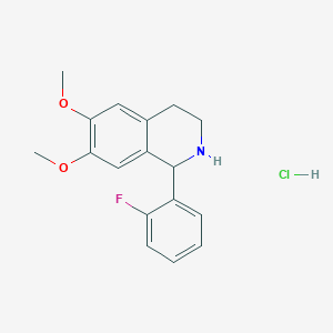 1-(2-Fluoro-phenyl)-6,7-dimethoxy-1,2,3,4-tetrahydro-isoquinoline hydrochloride