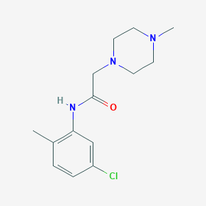 N-(5-chloro-2-methylphenyl)-2-(4-methylpiperazin-1-yl)acetamide