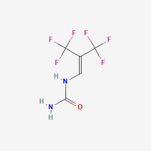 1-[3,3,3-Trifluoro-2-(trifluoromethyl)prop-1-en-1-yl]urea