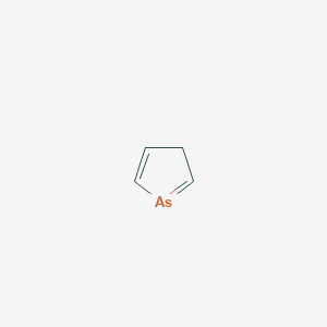 molecular formula C4H5As B1247436 3H-胂杂苯 