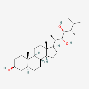 molecular formula C28H50O3 B1247444 6-Deoxoteasterone 