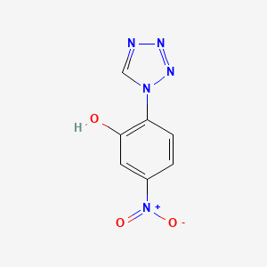 5-nitro-2-(1H-tetrazol-1-yl)phenol