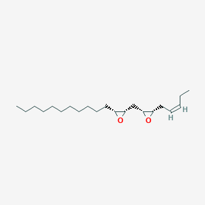 molecular formula C21H38O2 B1247446 白蛾醇 