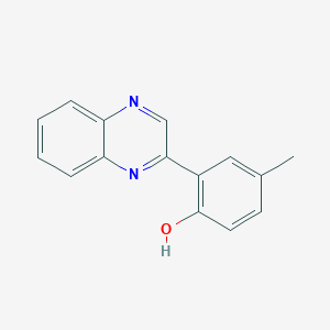 4-Methyl-2-(quinoxalin-2-yl)phenol