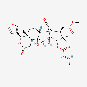 molecular formula C32H40O10 B1247450 ruageanin B 