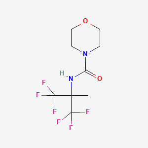 N-(1,1,1,3,3,3-hexafluoro-2-methylpropan-2-yl)morpholine-4-carboxamide