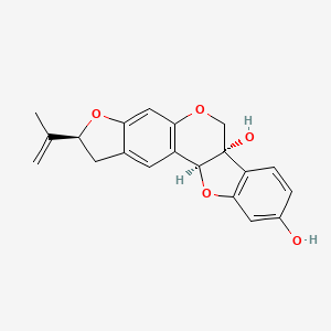 molecular formula C20H18O5 B1247454 Glyceollin III CAS No. 61080-23-7