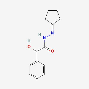 N'-cyclopentylidene-2-hydroxy-2-phenylacetohydrazide