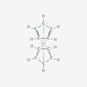 molecular formula C10H10Cr-6 B1247459 [Cr(eta(5)-C5H5)2] 