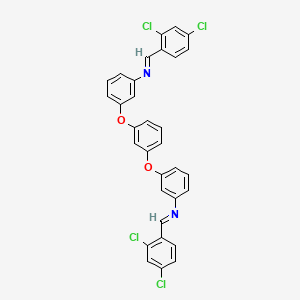 3,3'-[benzene-1,3-diylbis(oxy)]bis{N-[(E)-(2,4-dichlorophenyl)methylidene]aniline}