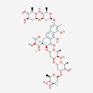 molecular formula C51H74O23 B1247463 mithramycin SK 