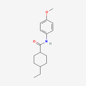 4-ethyl-N-(4-methoxyphenyl)cyclohexanecarboxamide