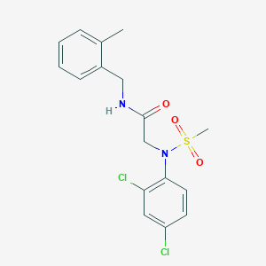 N~2~-(2,4-dichlorophenyl)-N-(2-methylbenzyl)-N~2~-(methylsulfonyl)glycinamide