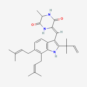 molecular formula C29H37N3O2 B1247472 Cristatin A 
