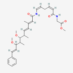 molecular formula C31H42N2O6 B1247475 Crocacin 